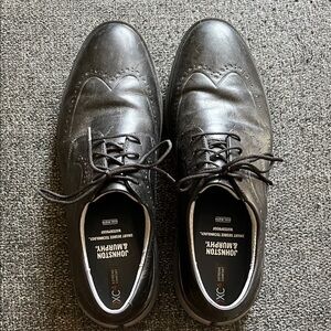 Johnston & Murphy Black Oxford Shoes
